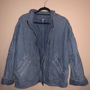 Dolman Quilted Knit Cotton Jacket